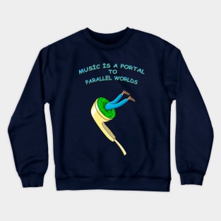 music portal Crewneck Sweatshirt